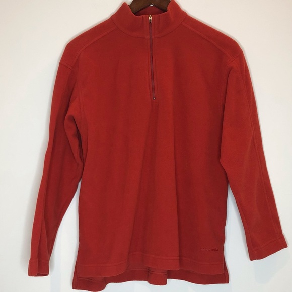 Patagonia Tops - Vintage Patagonia Synchilla Quarter Zip Fleece Long Sleeve Orange Red Medium